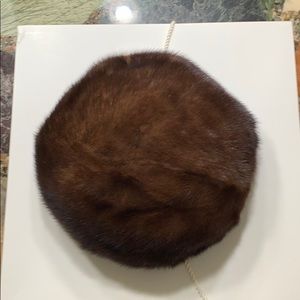 Ladies Mink Beret Hat